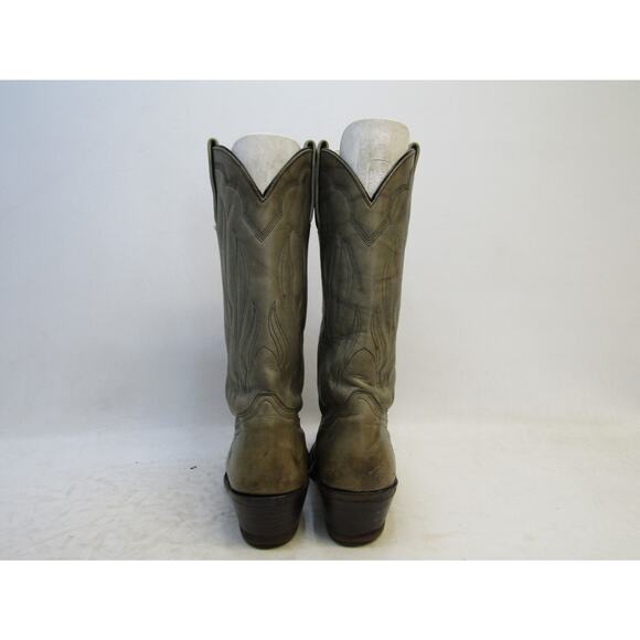Frye Mens Size 10.5 D Marbled Gray Leather Western Cowboy Boots main image 9